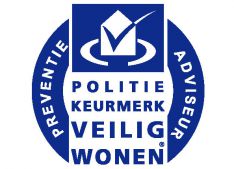 Logo Politiekeurmerk Veilig Wonen