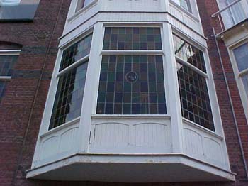 Bestaand glas in lood verwerkt in dubbele beglazing